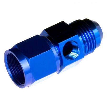 Redhorse Female -4 AN to Male -4 AN Pressure Adapter, Blue R1J-9192041